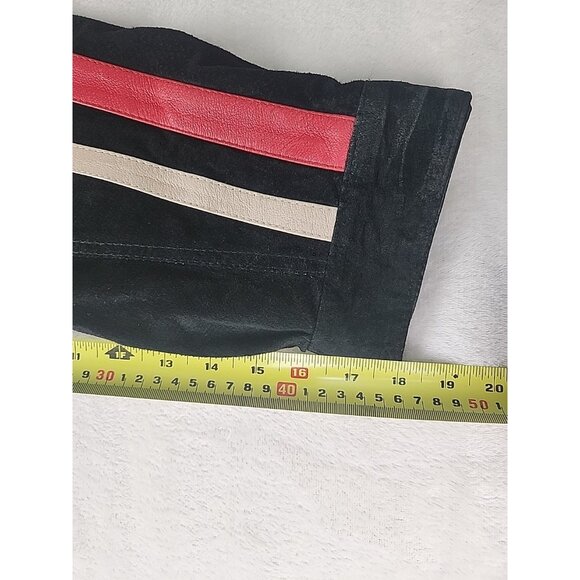 Snap On Tools 2008 Limited Edition Suede Leather Jacket Mens Black Zip XL - Picture 8 of 16